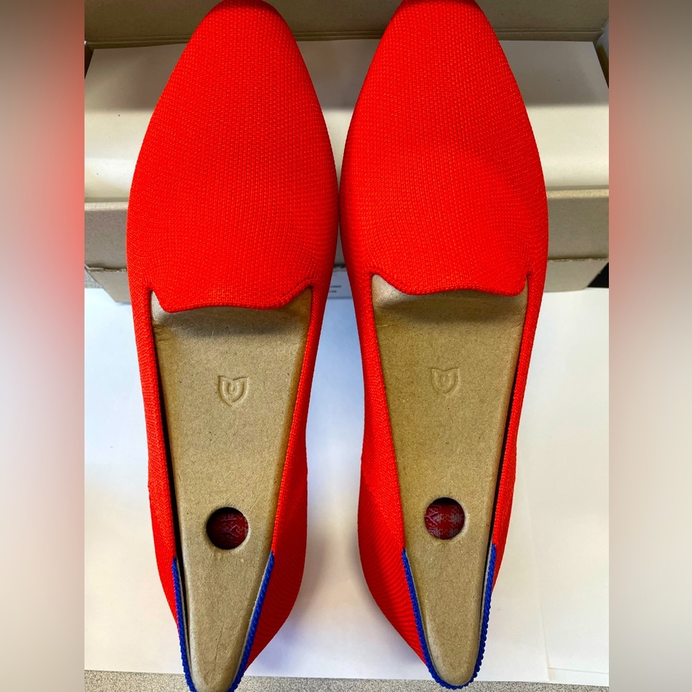 Rothy’s loafers red size 10 NEW